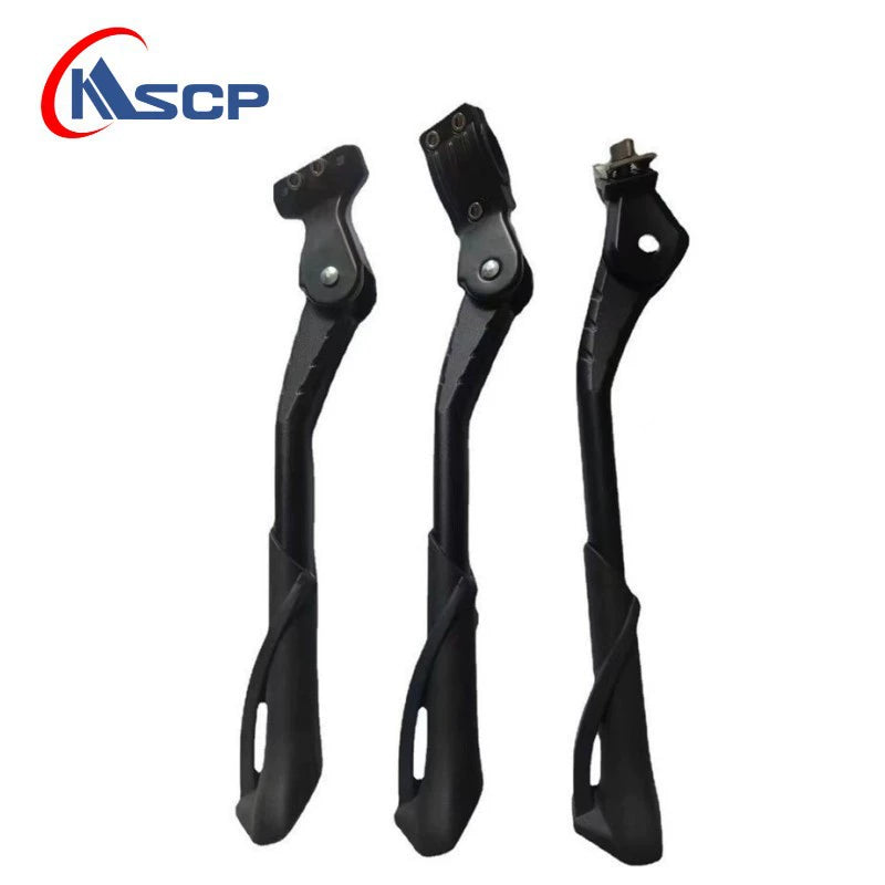 Mountain bike support lithium car aluminum alloy side foot support double hole adjustable 20 24 26 inch single support