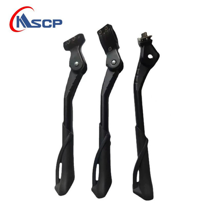 Mountain bike support lithium car aluminum alloy side foot support double hole adjustable 20 24 26 inch single support