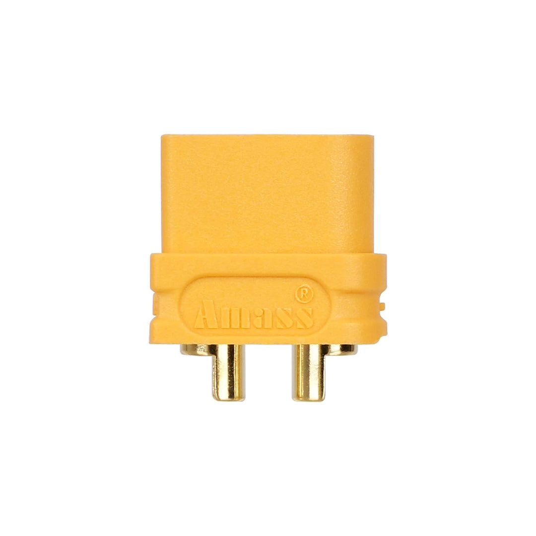 Amass XT60U-F Female Plug XT60U Upgraded Plug Connector with Gold-Plated Banana Plugs AMS XT60U-F Female Yellow Connector High Current Power Aviation Plug Socket Amass XT60 Connector