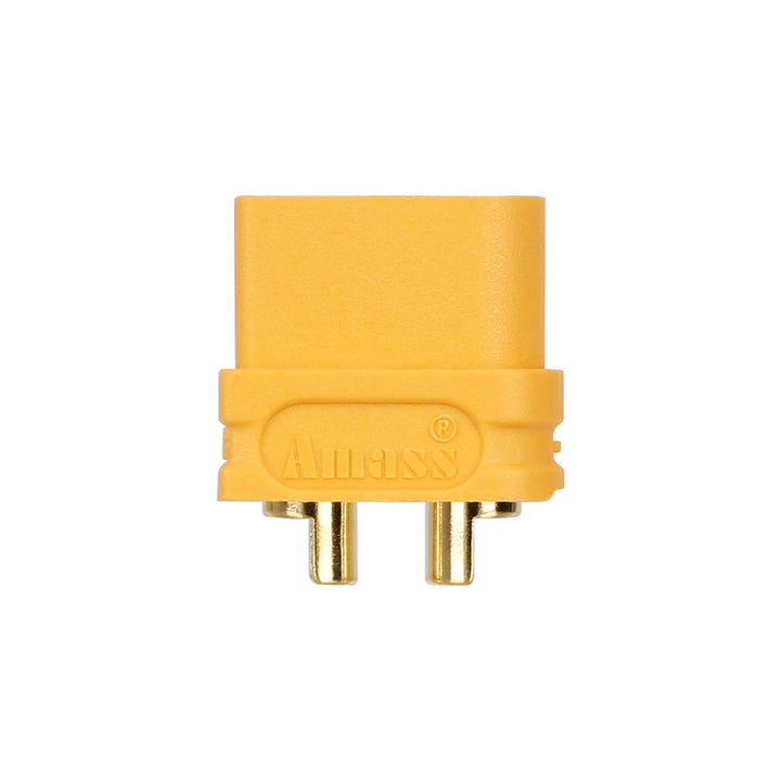 Amass XT60U-F Female Plug XT60U Upgraded Plug Connector with Gold-Plated Banana Plugs AMS XT60U-F Female Yellow Connector High Current Power Aviation Plug Socket Amass XT60 Connector