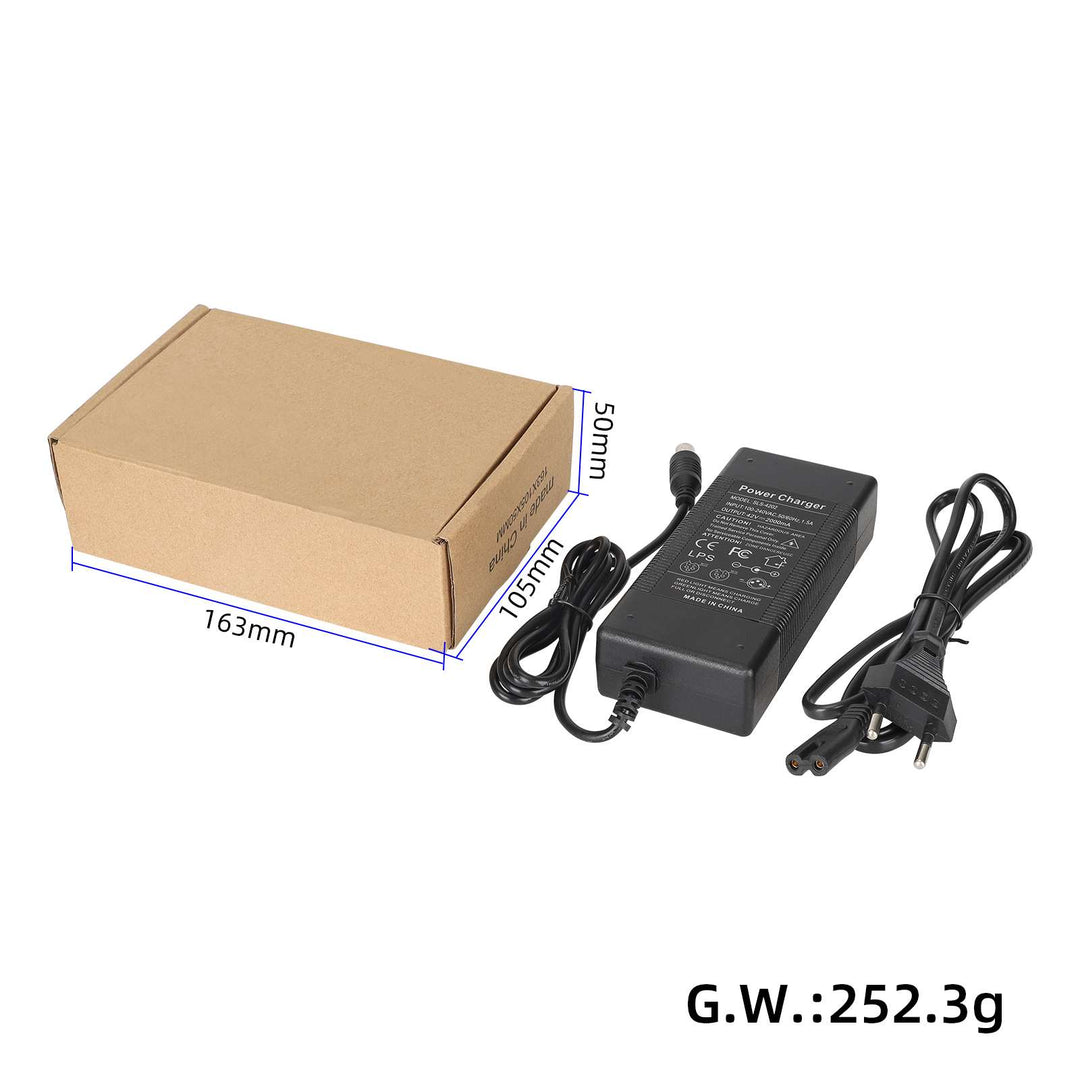 Caricabatterie 42V2A con spina UE Mi per Segway Ninebot ES1/ES2 Xiaomi M365 Pro Pro2 1S, adattatore di alimentazione per monopattino elettrico 36V2A, standard europeo
