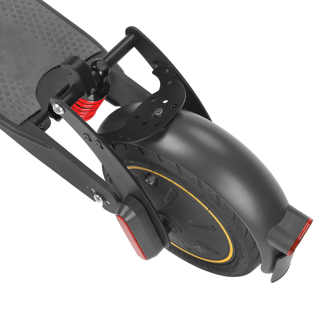 Sospensione posteriore nero-rosso V2 per scooter G30 Max con brevetto Max G30LP G30LE G30E Sospensione posteriore Ammortizzatore posteriore con parafango posteriore con portatarga e luci posteriori ingrandite