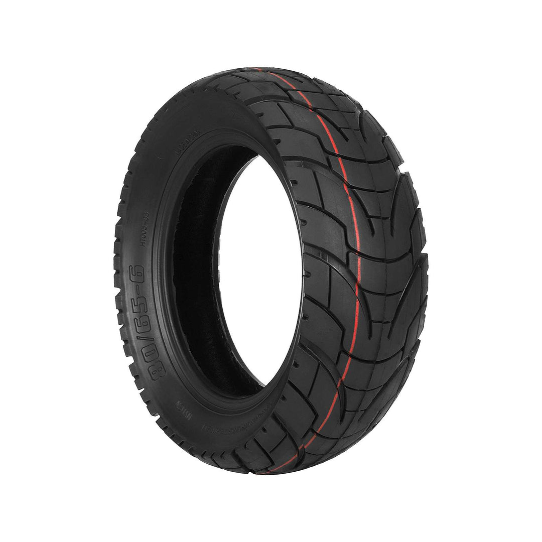 Pneumatico Esterno 10 Pollici 80/65-6 per Monopattino Elettrico Pieghevole Zero 10X Dualtron Kugoo M4 Pneumatico Ispessito Allargato di Alta Qualità Resistente all&