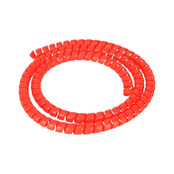 Tubo di protezione avvolgente da 8 mm 1 m, rosso, per cavo monopattino elettrico ZERO 8 10 10X DT3 DT Thunder KAABO KUGOO NINEBOT Skateboard. Guaina protettiva antipiega per cavo, avvolgicavo a spirale, tubo protettivo.