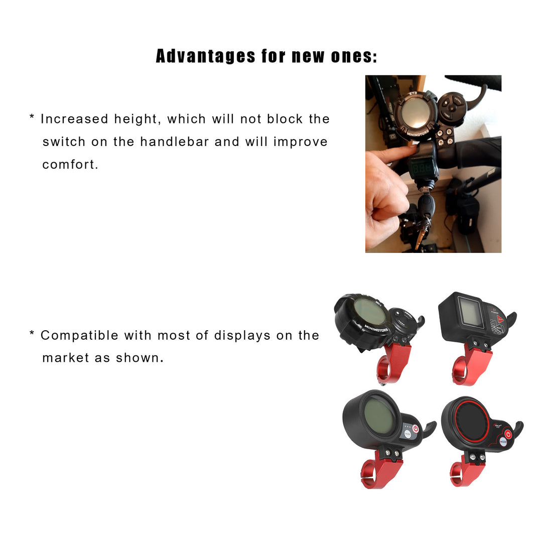 Minimotor Display Seat Voor Elektrische Scooter Alle Dualtron Thunder Dualtron X Dualtron Mini Speedway Kaabo Speedual Eye Throttle for Speedual Mini Plus Grace Zero 8 9 10 8X 10X 11X QS-S4 LCD Macury