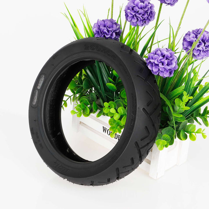 Ulip 250*64 City Road Tubeless Tire for Xiaomi 4 Ultra and Navee S65 NAVEE S65C Scooter and 10*2.3-6.5 Tire 250x64 Reinforced Tubeless Tire 10 Inch Tires City Road 250*64 Anti Puncture Tyre Parts