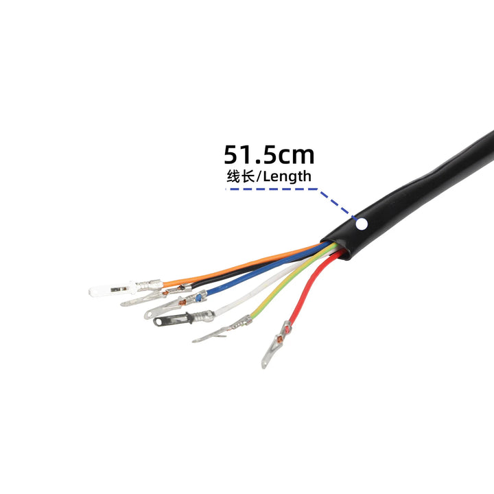 Fanalino posteriore 3-in-1 con funzione frecce per bici elettrica 48/60V Fanalino posteriore funzione freno 48V 60V Fanale stop Segnalatore di direzione Fanale posteriore