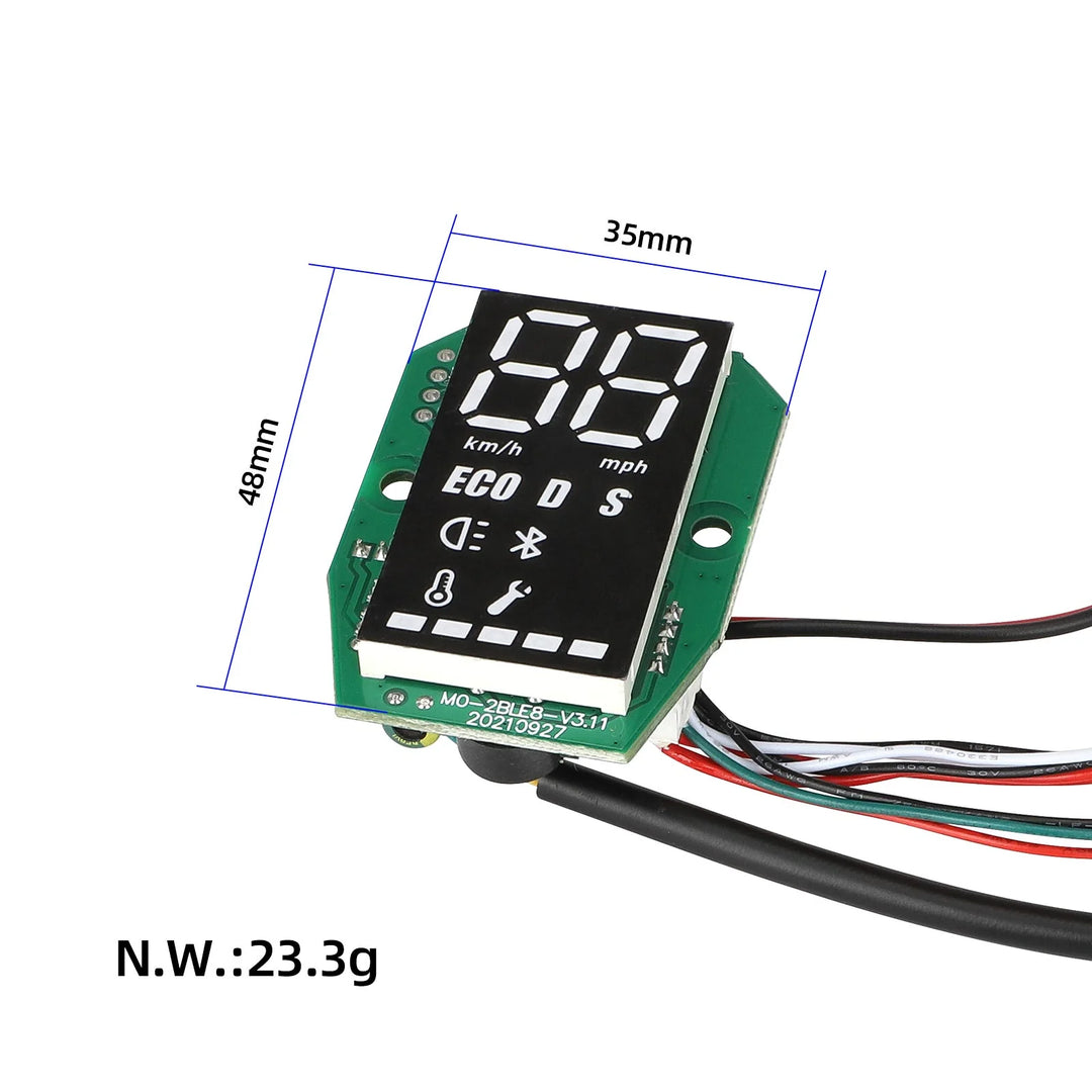 C3-CH 36V 350W Display Parti Modificate Controller Scheda Madre Minirobot Display Led per Bici Elettrica Quickwheel per Bici Elettriche con Tachimetro Integrato e Display LED Trasparente per Velocità e Stato Batteria in Tempo Reale