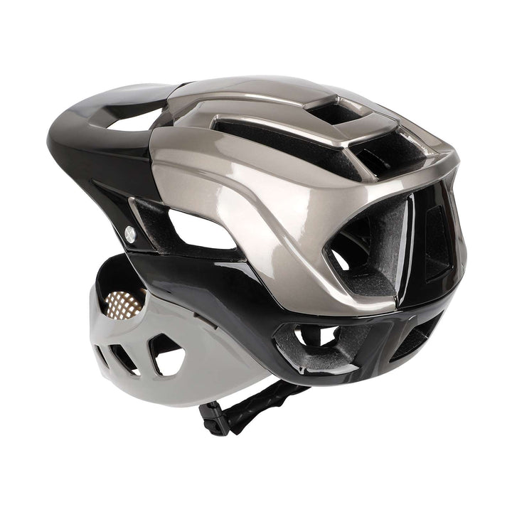 Black And Grey Detachable Off-Road Helmet Mountain Bike Helmet Xc/Am Ultra-Light Off-Road Helmet Outdoor Adult Cycling Helmet Sports Mountain Forest Race Off-Road Helmet Removable Mountain Bike Full Helmet Wholesale