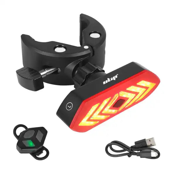 Ulip rechargeable turn signal fender tail light with rechargeable remote control