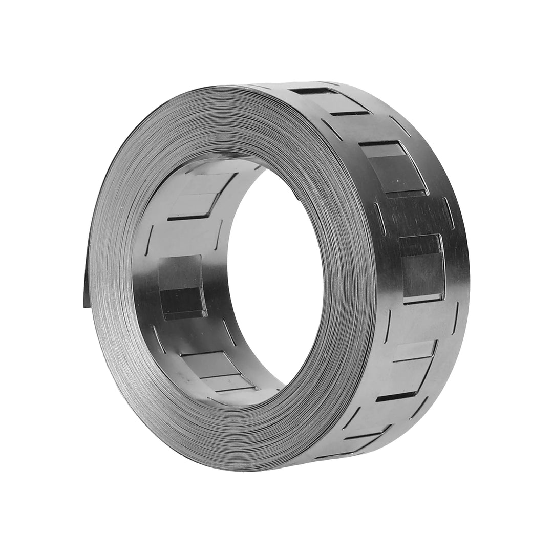 2P 18.5x0.15mm*10Meter 18650 Li-ion Battery Nickel Sheet Plate Nickel Plated Steel Belt Strip Connector Spot Welding Machine Battery Welders 10 Meter Nickel Strip Lithium Battery Nickel Strips For 18650 Battery Pack 2P Spot Welding Nickel Belt