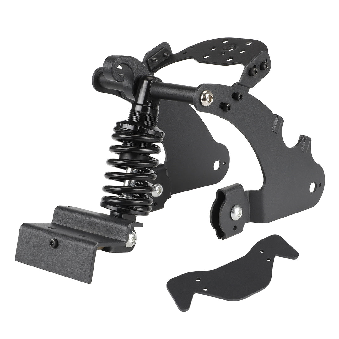 Sospensione Posteriore Nera per Monopattini Segway Ninebot F20 F25 F30 F40 Serie F20 F25 F30 F40 Ammortizzatore Posteriore Ammortizzatore di Coda Parti di Modifica Ammortizzatore a Molla con Parafango e Luce
