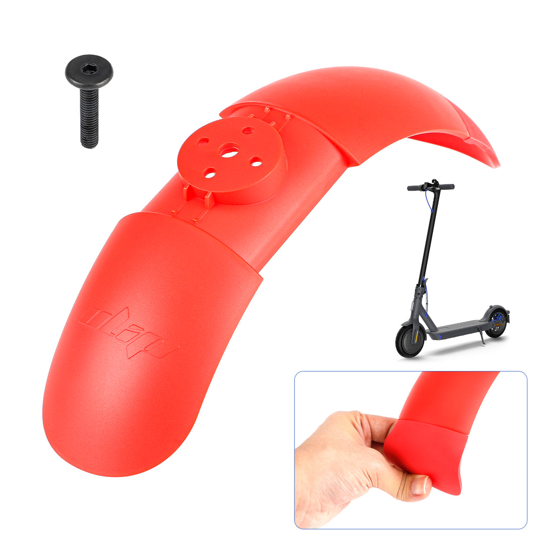 Red Ulip Durable Front Fender For Xiaomi 4 Pro M365 Pro Pro2 1S Essential Lite Electric Scooter Mudguard Kickscooter Widened Tire Splash Mud Guard Parts