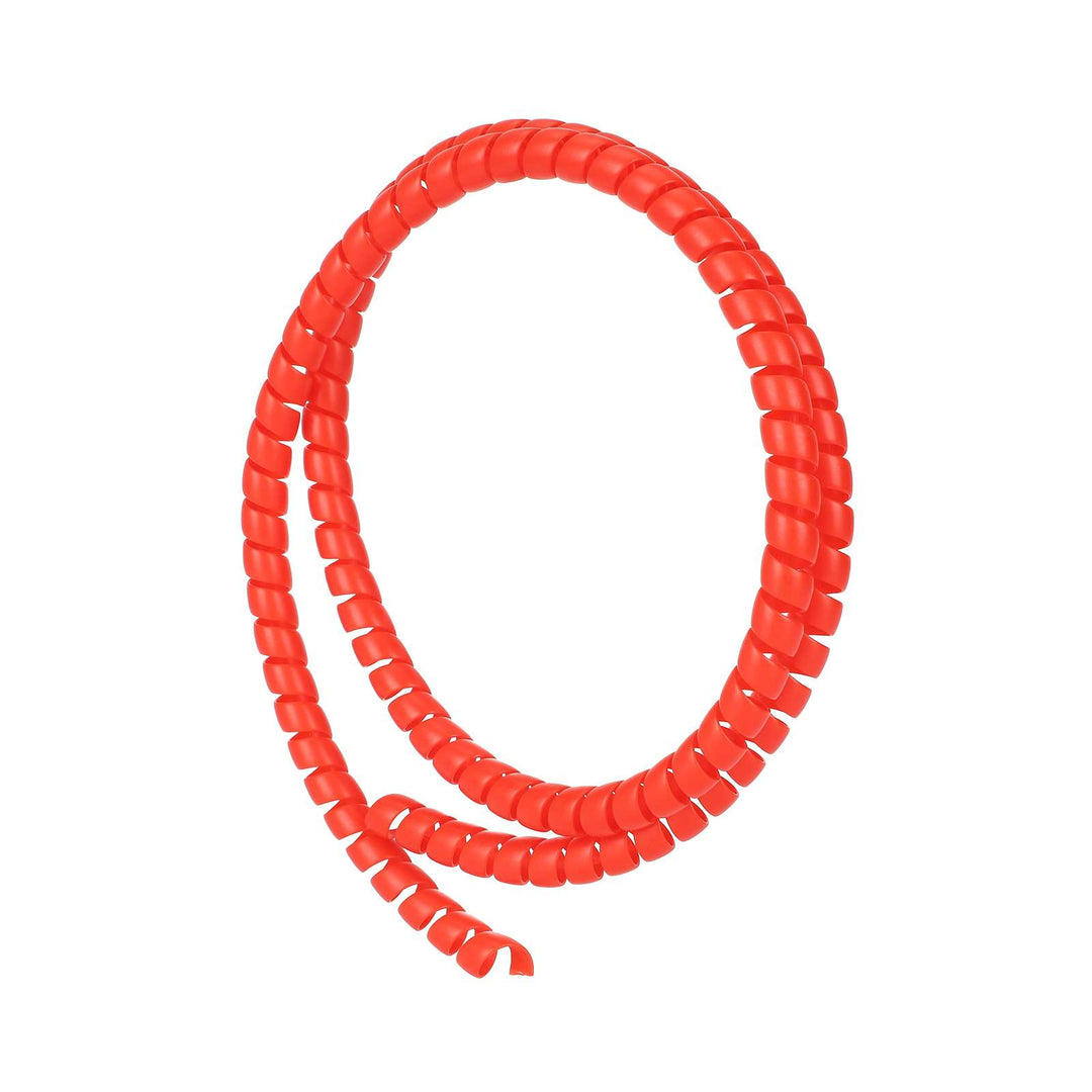 Tubo di protezione avvolgente da 8 mm 1 m, rosso, per cavo monopattino elettrico ZERO 8 10 10X DT3 DT Thunder KAABO KUGOO NINEBOT Skateboard. Guaina protettiva antipiega per cavo, avvolgicavo a spirale, tubo protettivo.