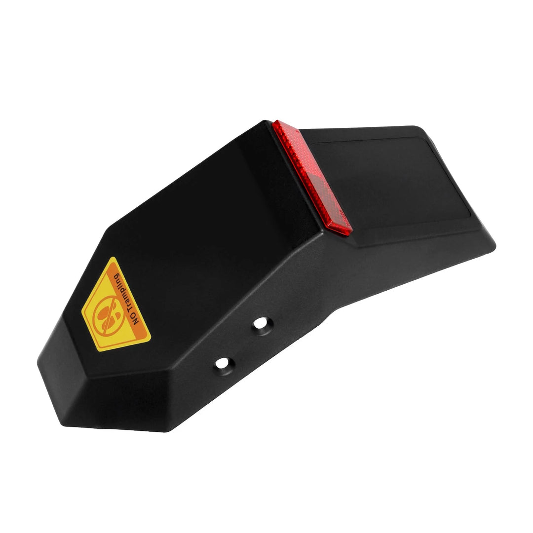 Parafango posteriore KuKirin M4 Max con barra riflettente rossa, paraspruzzi, gruppo parafango ruota posteriore, parte di ricambio originale serie KuKirin M4 Max per scooter elettrico KuKirin M4 Max, accessori parafango posteriore Kugoo kirin M4 Max