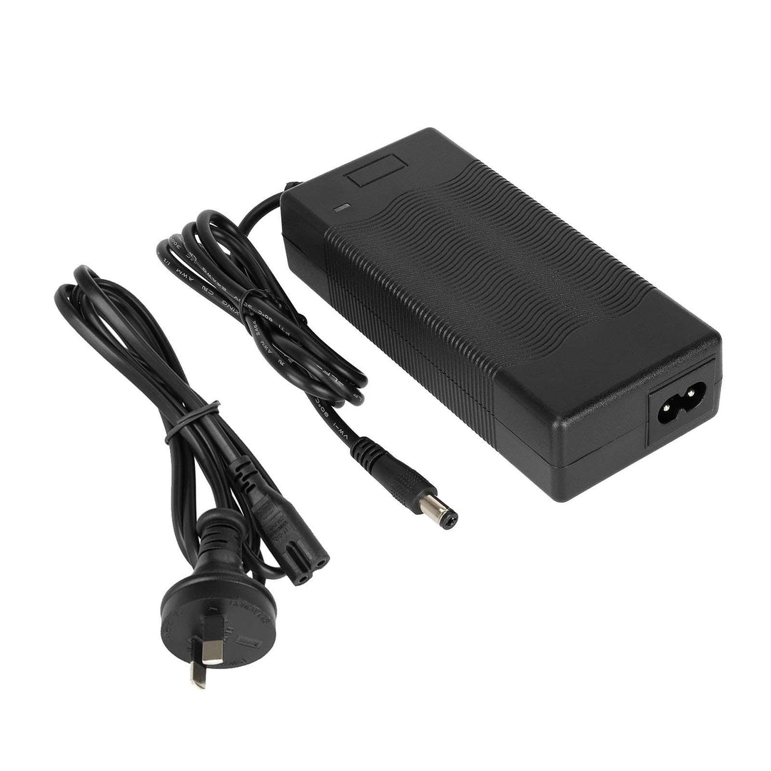 42V 2A Charger with DC2.1 5521 5.5*2.1 Connector and EU Plug Electric Vehicle Electric Scooter DC Head Charger Lithium Battery Charger 36v42v Round Head Power Cord Accessories Lithium Battery Power Adapter