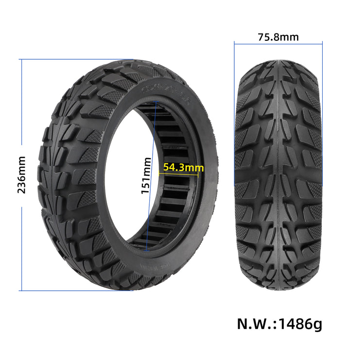 10*2.7-6.5 Solid Tire for 10 inch Electric Scooter 10*2.7-6.5 Explosion-proof Solid Tire for Kugoo G-Booster G2 Pro for Speedway 5 Dualtron 3 Non-Pneumatic Tyre 10X2.7-6.5 Tires Accessories