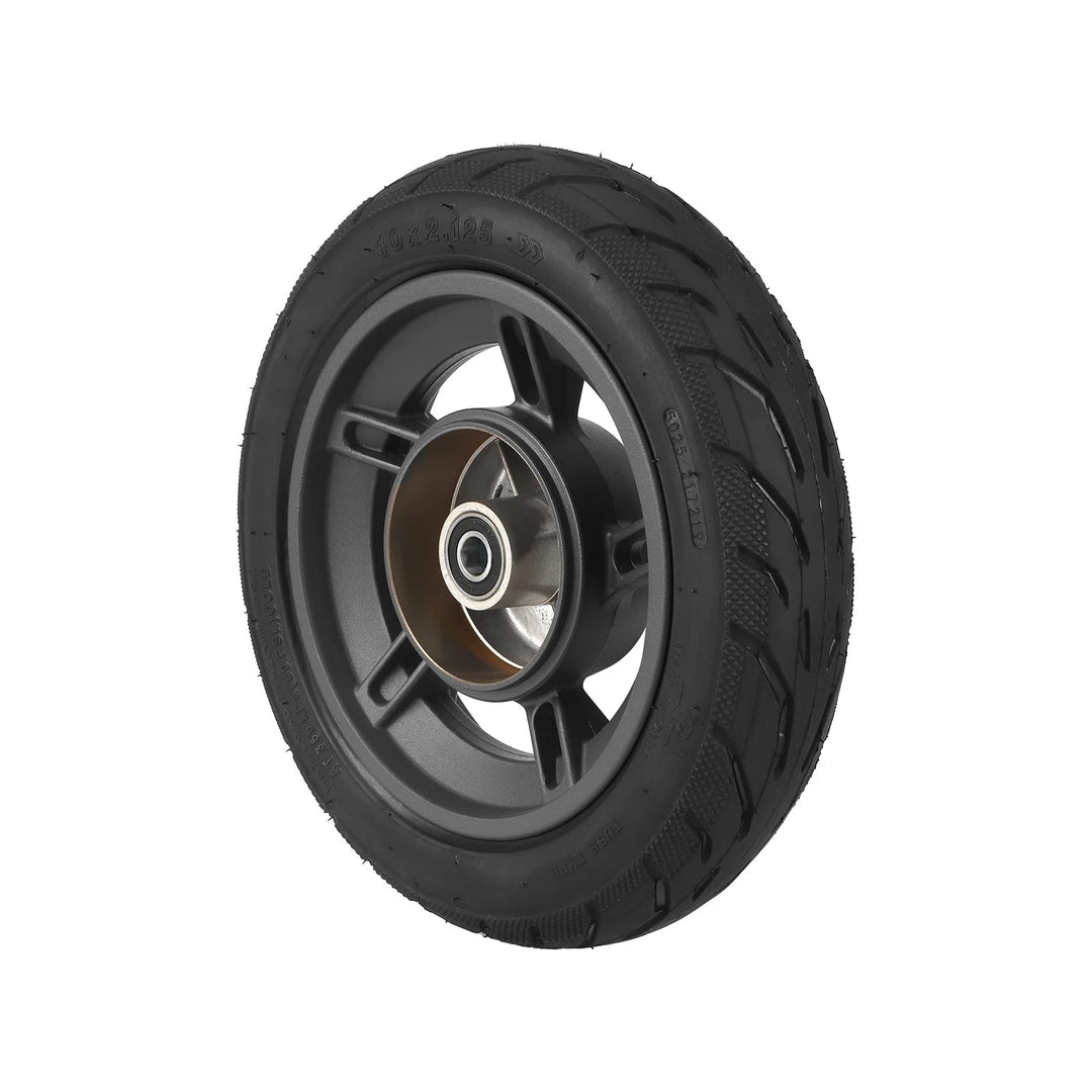10 Inch Wheel with Hub and YUANXING 10*2.125 Tubeless Tire for Xiaomi 6 Lite Electric Scooter Rim with YUANXING 10*2.125 Tubeless Tire Replacement Kit 10 Inch Tubeless Tire Vacuum Tire