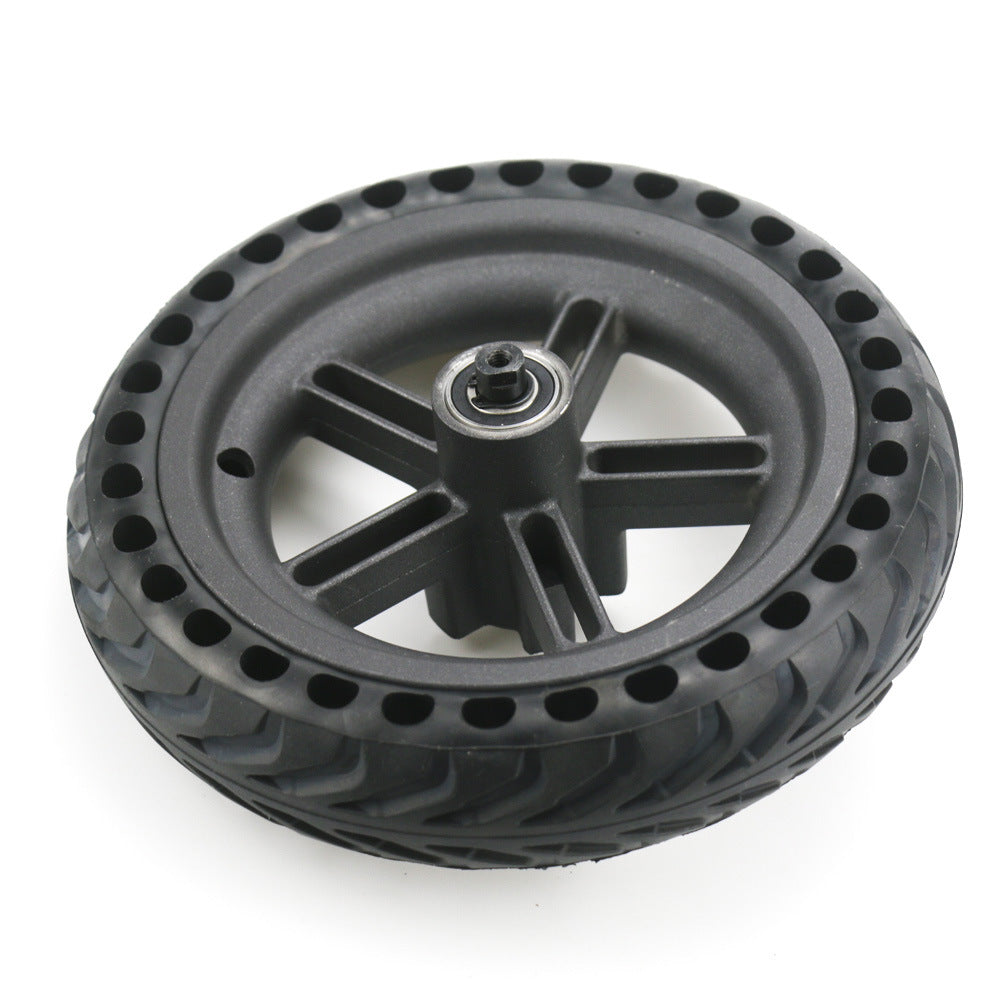 Cerchione 8 1/2*2 con pneumatico solido per monopattini Xiaomi Pro e Pro 2. Ruota integrata con pneumatico, 5 fori, ruota originale con pneumatico solido a nido d&