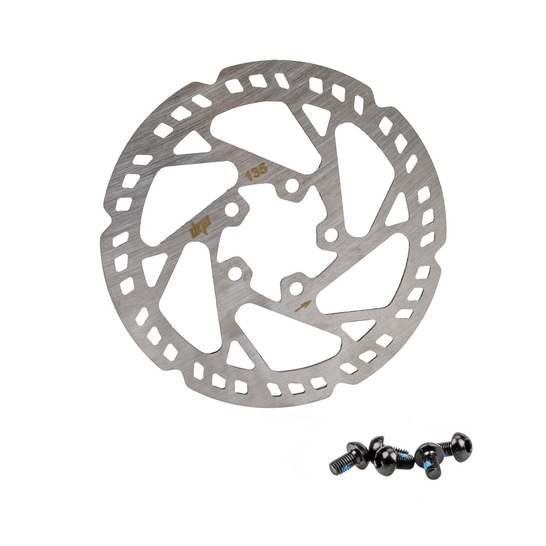 Disco Freno da 135mm con 5 Fori Freno Idraulico Xtech Zoom in Lega di Alluminio Colore Dazzle per Scooter Elettrico Xiaomi M365 1S e Pro Staffa Freno Idraulico