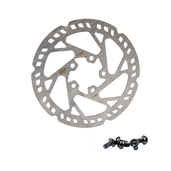 Disco Freno da 135mm con 5 Fori Freno Idraulico Xtech Zoom in Lega di Alluminio Colore Dazzle per Scooter Elettrico Xiaomi M365 1S e Pro Staffa Freno Idraulico