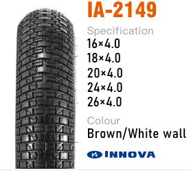Pneumatico nero XUANCHENG IA-2149 20x4.0
