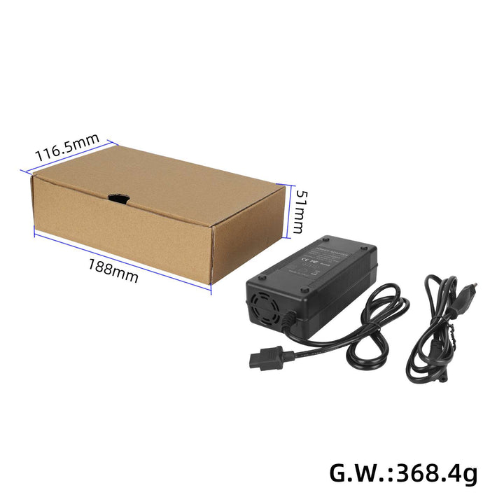 Caricabatterie 53,5V2A con standard EU per NIU KQi Air/KQi3/KQi3 Pro/KQi3 Max/KQi3 Sport/KQi2/KQi2 Pro Caricabatterie 46,8V per NIU Monopattino Elettrico