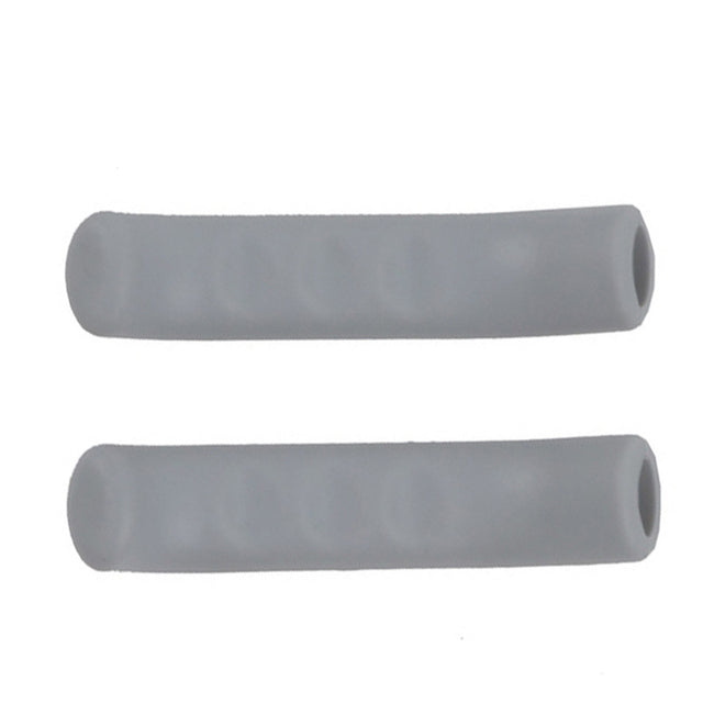2pcs Black Bicycle Grips Bicycle Brake Handle Silicone Cover Mountain Bike Protective Rubber Handlebar Grips Cover Bicycle Accessories Durable Bike Bicycle MTB Brake Handle Soft Silicone Sleeve Brake Lever Protection Cover
