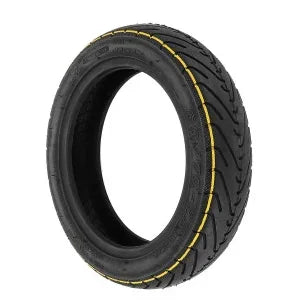 Yuanxing 60/70-6.5 Self-Sealing Tubeless Tire (with Yellow Stripes) Compatible with Segway Ninebot MAX G30 Electric Scooter 10-inch 60 70-6.5 Front and Rear Wheel Tire Replacement