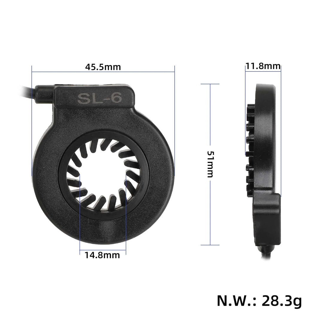 Left 6 Magnetic Bicycle Accessories Booster Sensor Booster Signal Hall Integrated Booster Wheel Throttle Tube Throttle 6 Magnet Compatible Assembly Signal Hall Easy Install Electric Scooter Sensorbicycle Accessories Booster Sensor Booster Dual