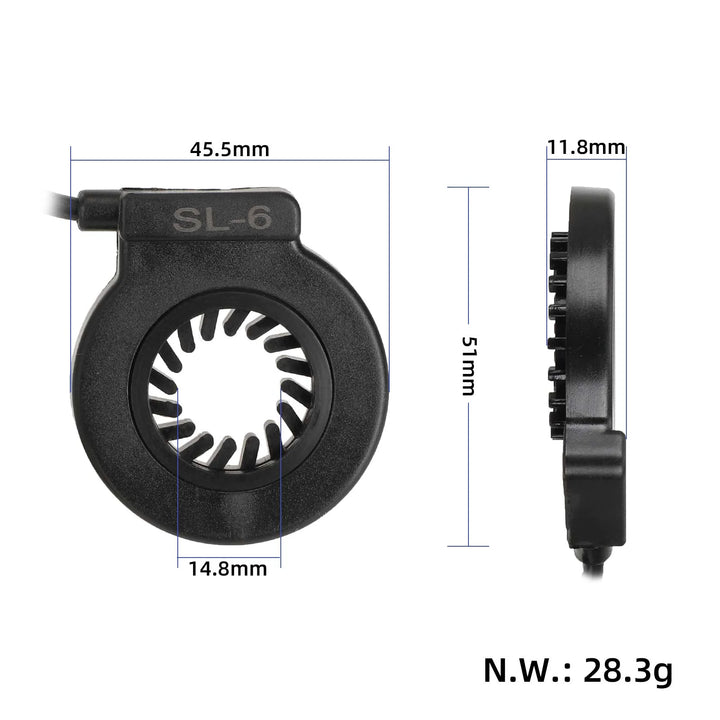 Left 6 Magnetic Bicycle Accessories Booster Sensor Booster Signal Hall Integrated Booster Wheel Throttle Tube Throttle 6 Magnet Compatible Assembly Signal Hall Easy Install Electric Scooter Sensorbicycle Accessories Booster Sensor Booster Dual