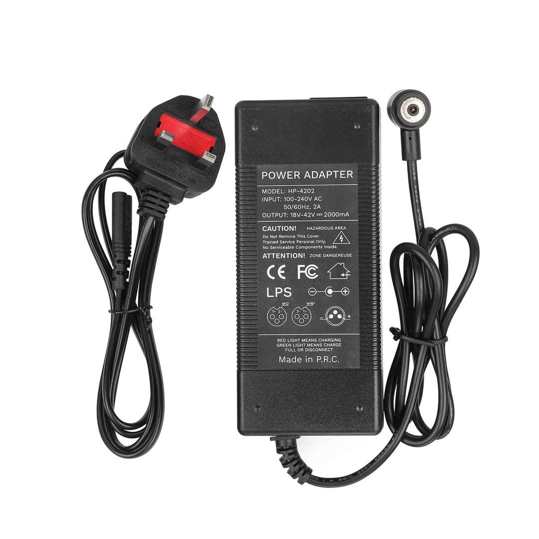 Caricabatterie magnetico 18V~42V2A, standard europeo, adattatore di alimentazione 36V 2A per monopattino elettrico Xiaomi 4 Pro, parti del caricabatterie