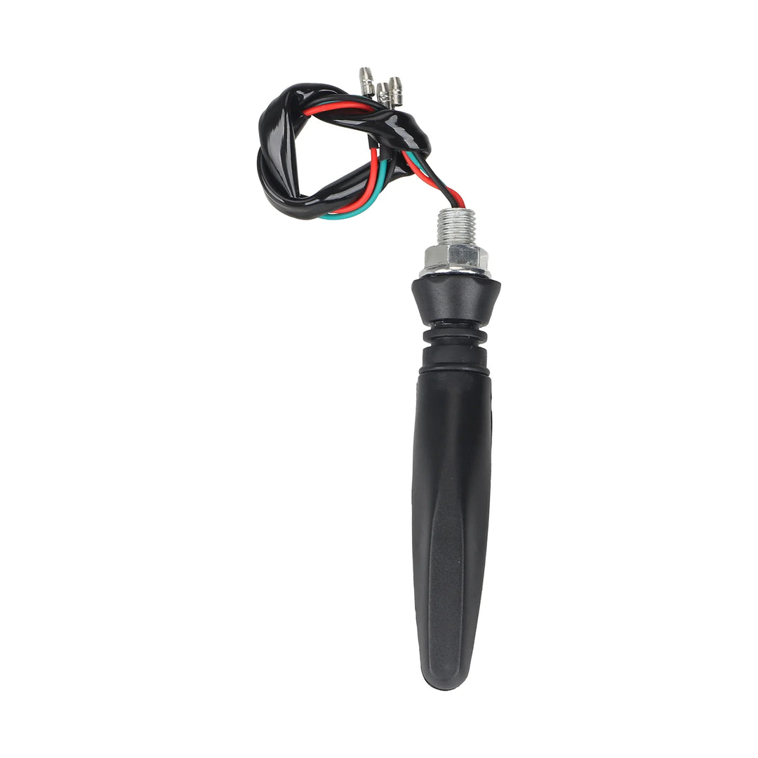 Motorcycle LED 12V Turn Signal Lights with White Daytime Running Lights and Yellow Sequential Turn Signal Lights - Aftermarket Modification Kit