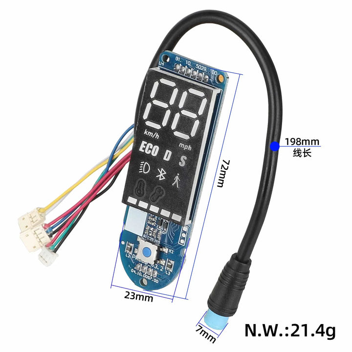 Kickscooter Circuit Board for Segway Ninebot F20 F25 F30 F40 scooters Dashboard Display for Segway Ninebot F20 F25 F30 F40 F Series Folding Smart Electric Scooter Dashboard Parts
