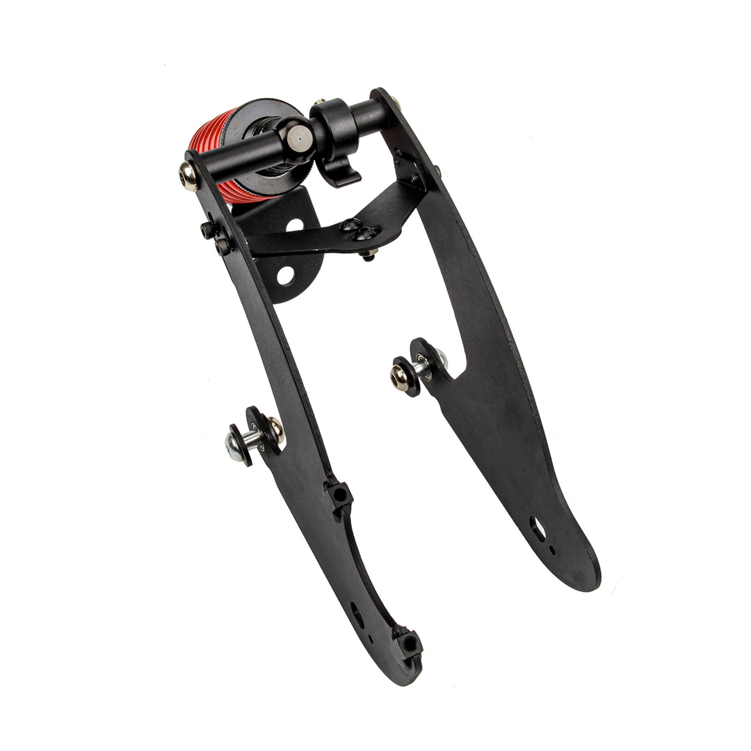 Ammortizzatore Posteriore Nero-Rosso con Luce e Parafango Posteriore per Xiaomi 3, Sospensione Posteriore per Monopattino Elettrico MI 3, Accessori