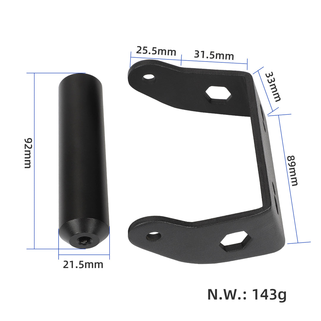 Kit staffa posteriore manubrio nero per monopattino elettrico Dualtron Victor Thunder ULTRA Eagle Spider, accessori per scooter, staffa posteriore universale per monopattino, ricambi per scooter antiruggine