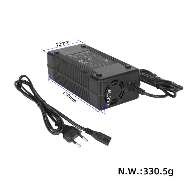 Caricabatterie 58,8V 3A DC2.1 Spina EU 52V 3A con connettore DC2.1 5521 5.5*2.1 Accessori Cavo di Alimentazione a Testa Tonda per Veicoli Elettrici e Scooter Elettrici Batteria 58,8V