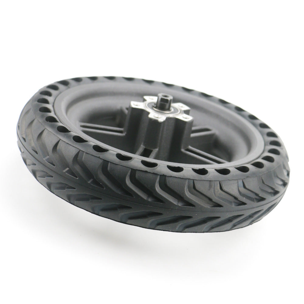 Cerchione ruota 8 1/2*2 con gomma piena per monopattino Xiaomi M365 1S Ruota e pneumatico integrati Cerchione originale a 5 fori con gomma piena a nido d&