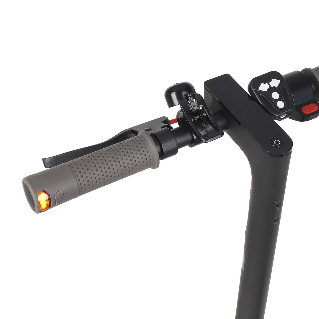 Gray Electric Scooter Turn Signal, USB Rechargeable Scooter Handle Grips,Smart Scooter Handlebar Warning Light with Remote Control, Waterproof Compatible with XIAOMI M365 Pro2 1S Ninebot G30 ES1 ES2 ES4 Electric Scooters