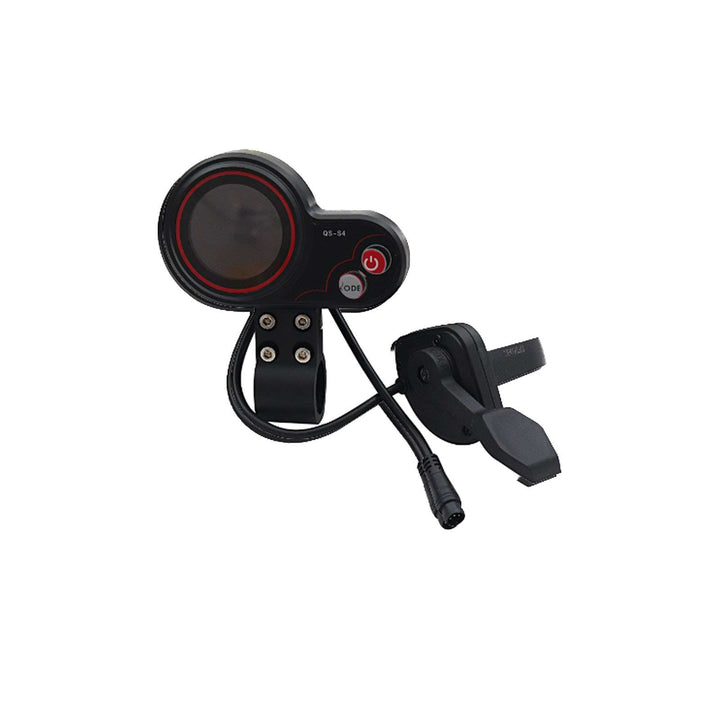 QS-S4 Throttle 36V 48V 52V 60V 72V Electric Scooter Thumb Speed Switch LCD Display for Zero Scooter 8 9 10X 11X Original Parts Power Throttle Accelerator Dial Finger Thumb Trigger Gearshift Speed Dial  Scooter Replacement Accessories Part