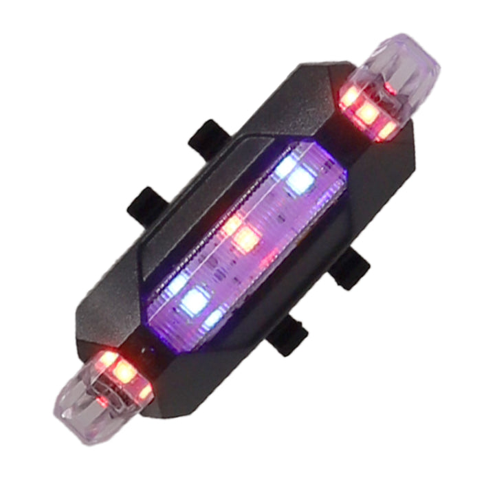 Red USB Rechargeable Bicycle Warning Tail Light Bicycle Tail Light Outdoor Cycling Led High Brightness Bicycle Light