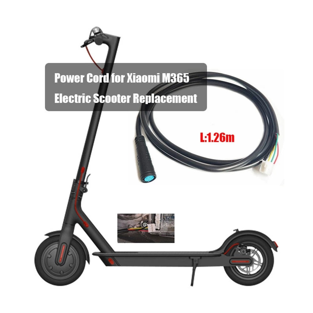 Cavo di alimentazione nero per scooter elettrico, ricambio per riparazione di accessori per scooter Mijia M365 Cavo per scheda madre, cavo di collegamento dello schermo del display, cavo di alimentazione per scooter elettrico Xiaomi M365 Pro.