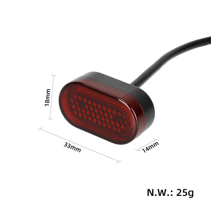 Fanale posteriore per scooter Segway Ninebot F20 F25 F30 F40 Scooter elettrico Per Ninebot F20 F25 F30 F40 Fanali posteriori Fanale posteriore 1 pz 33*18*14mm Luce freno plastica