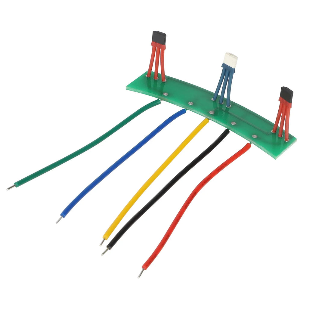 Sensore Hall 10G 3144 3143 per veicolo elettrico, cavo verde, scheda PCB motore con cavi a 120 gradi, quadro elettrico