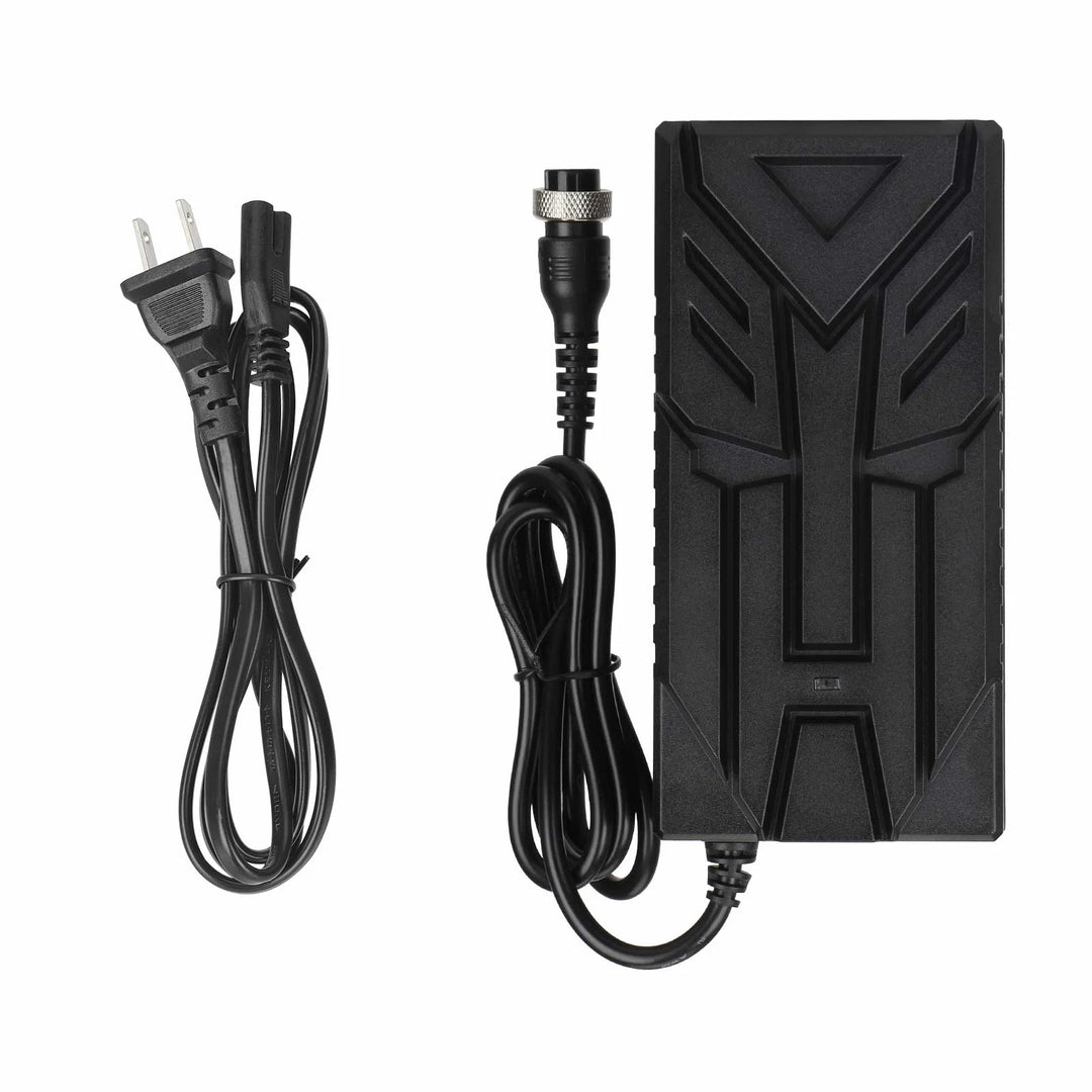 Ulip 42V~54.6V 3A CE FCC Certified Charger With GX16 3 Holes Head EU Plug Electric Scooter Battery Charger Replacement Parts Li-ion Battery Pack Charger Power Adapte Input 100-240V 48V 13S Lithium Skateboard Balance Vehicle Battery with Fan