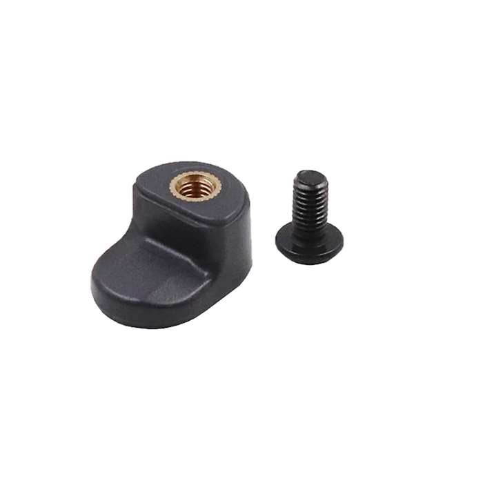 Black Xiaomi Mijia Electric Scooter Rear Fender Hook with Screw for XiaoMi M365 Pro 1S Electric Scooter Body Folding Force Hook Accessories Rear Fender Hook  Silicone Hook Cover Back Mudguard Back Guard Shield Accessories