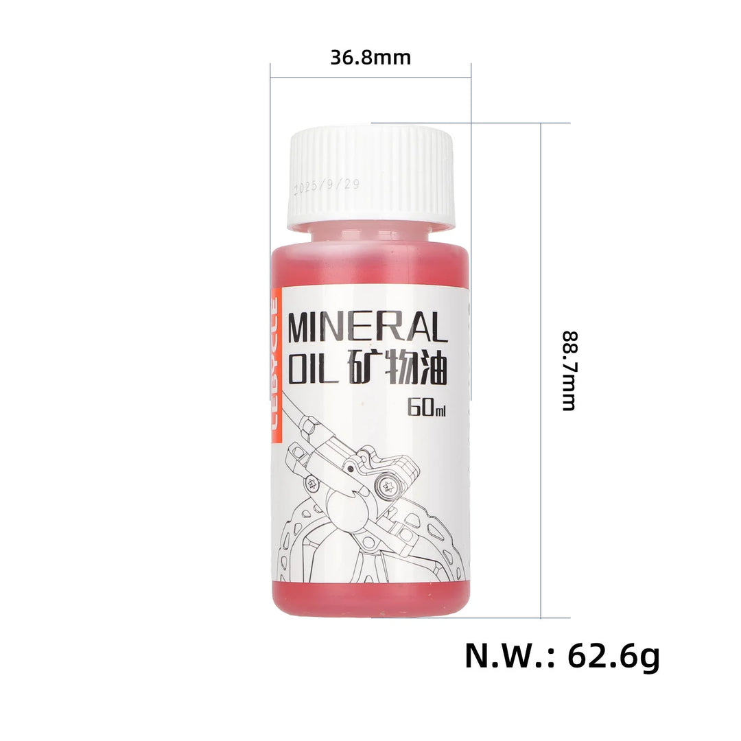 60ml Olio Minerale per Freno Idraulico 60ML Olio Minerale per Bicicletta Alto Punto di Ebollizione Olio Minerale Portatile per Freno a Disco Idraulico per Mountain Bike Accessori per Biciclette