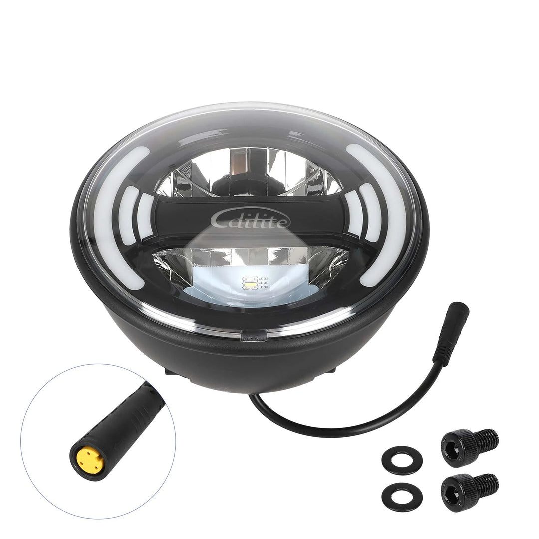 Faro scooter Kukirin per KUGOO Kukirin G4 Max G5 originale, lampadina faro di ricambio, pezzi di ricambio