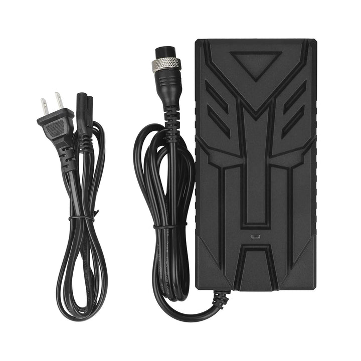 Ulip 42V~58.8V 3A GX16 Head Over Certified Charger EU Plug with CE And FCC Certification for 48V To 58.8C And 52C To 58.8C Chargers Li-ion Battery Pack Charger Power Adapte Input 100-240V 48V 13S Lithium Skateboard Balance Vehicle Battery with Fan