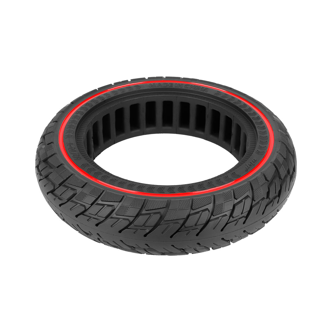 Ulip 60/70-7.0 Solid Tire with Red Circle for Xiaomi 4 Pro 4 Pro Max Scooters 10 Inch 60/70-7.0 Off-Road Solid Tire without Inflation Puncture-proof Tyre for Xiaomi Mi 4 PRO Tires Electric Scooter Parts